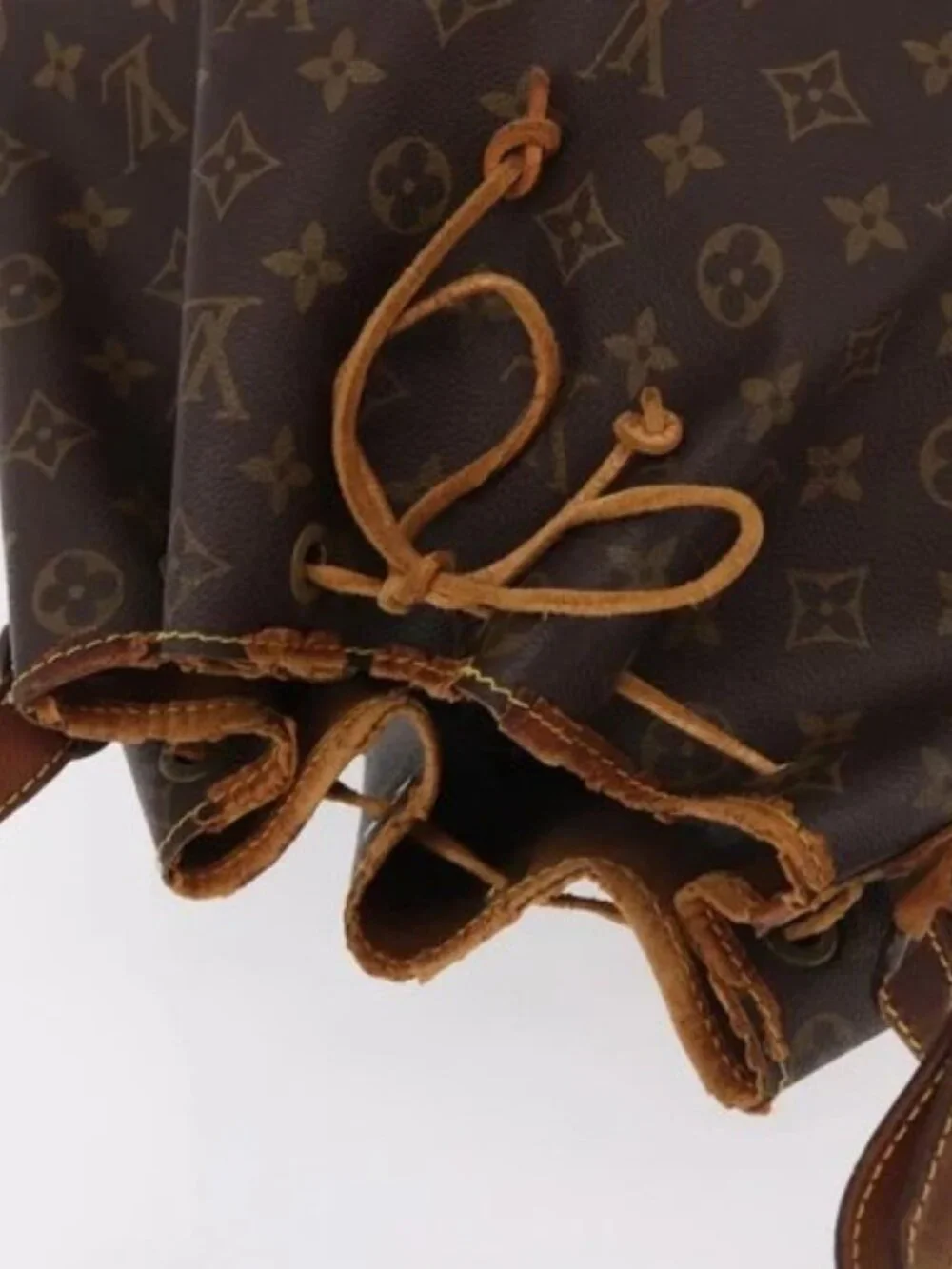 LOUIS VUITTON Monogram Noe Shoulder Bag M42224 LV Auth bs31904